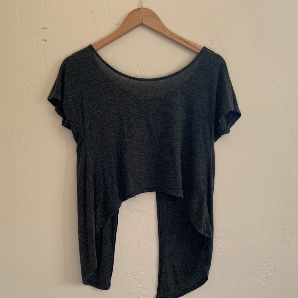 Brandy melville open back shirt